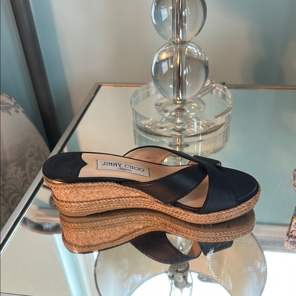 Jimmy Choo Black Espadrilles with Intricate Straps - Picture 3 of 13